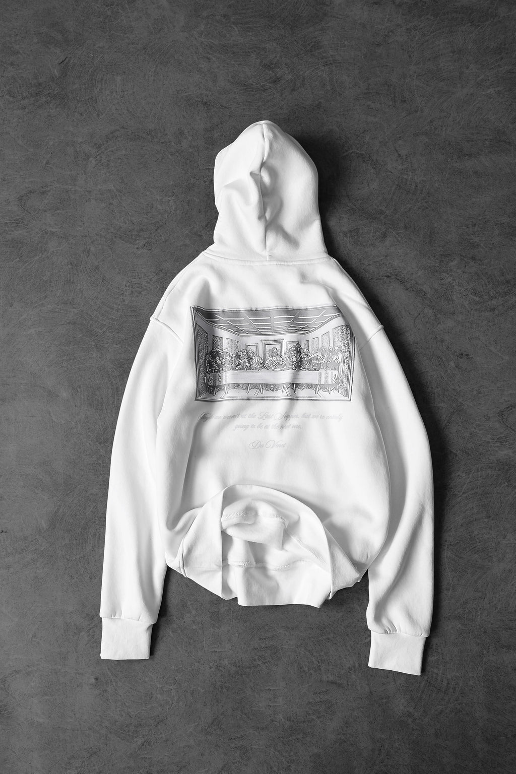 Da Vinci Oversized Hooded Sweatshirt