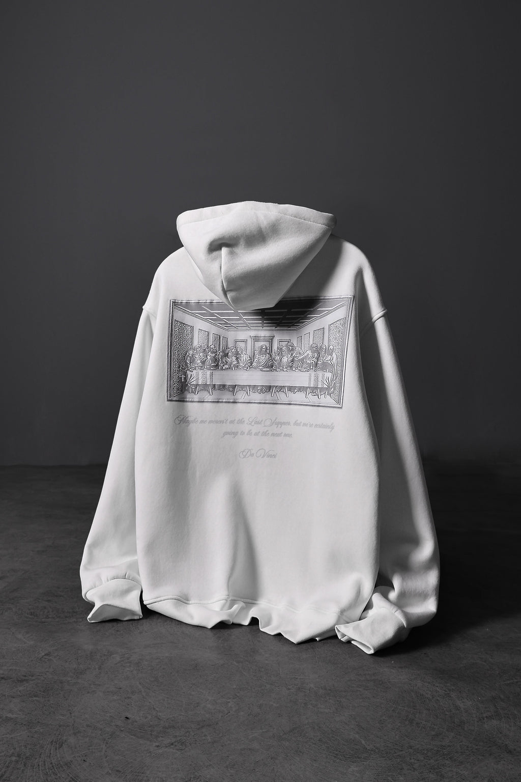 Da Vinci Oversized Hooded Sweatshirt