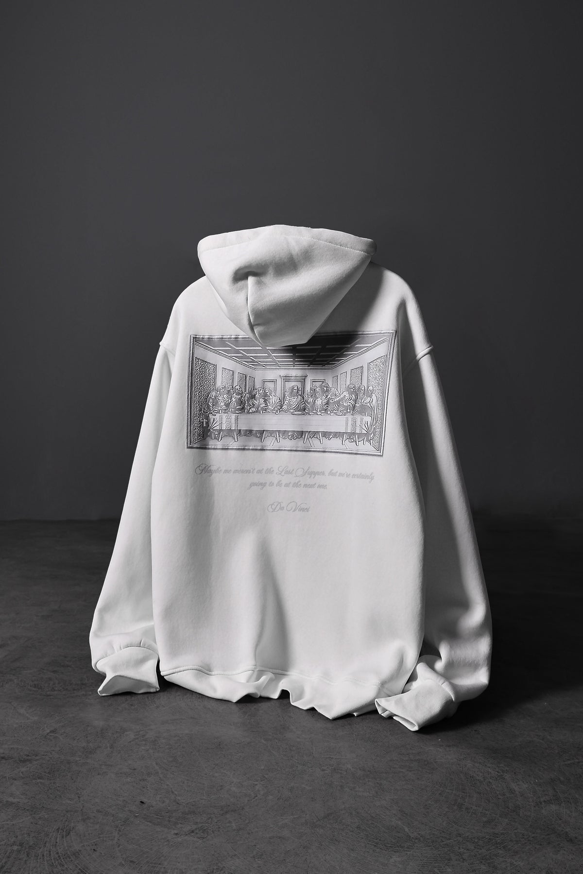 Da Vinci Oversized Hooded Sweatshirt