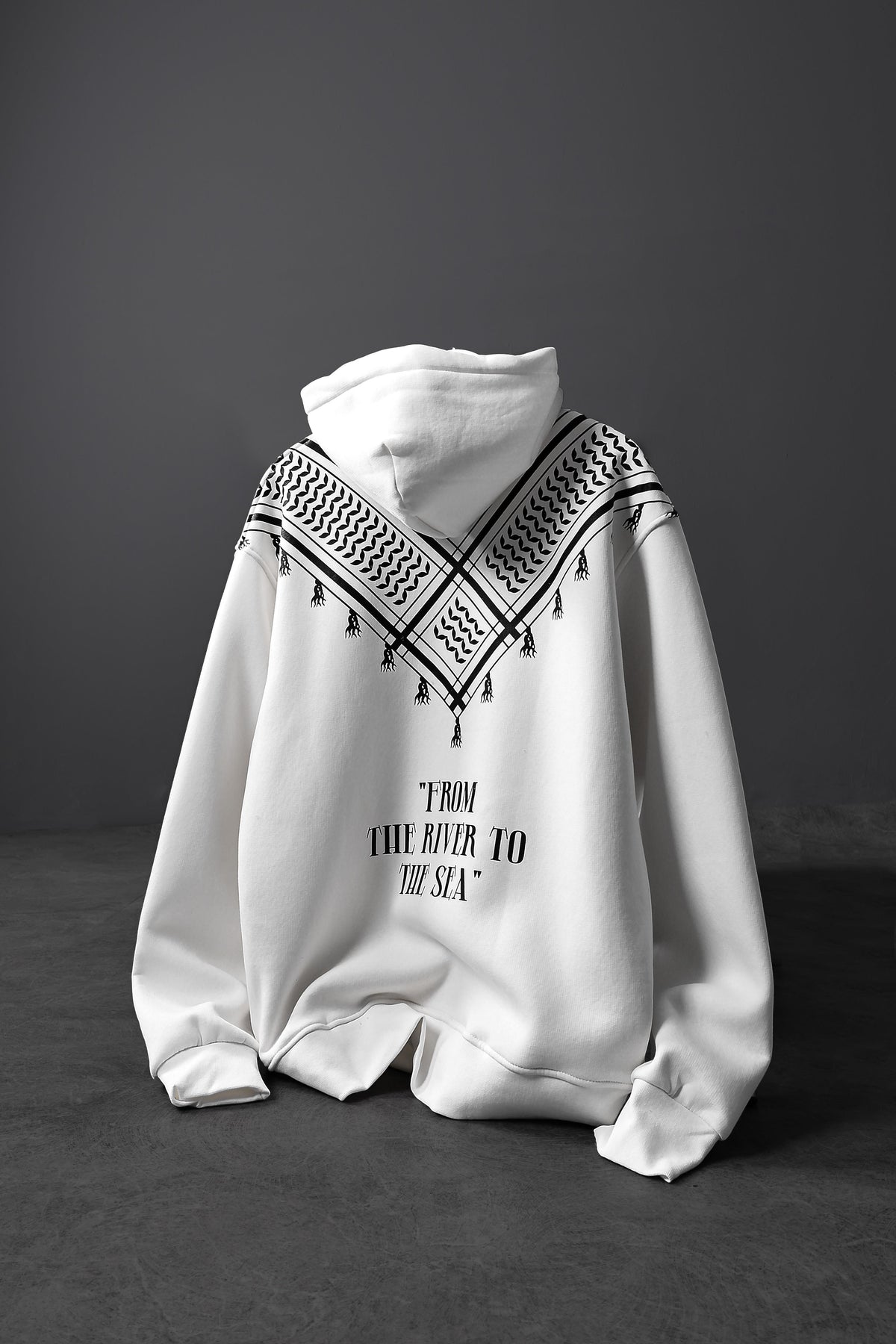 From The River To The Sea Oversized Hooded Sweatshirt