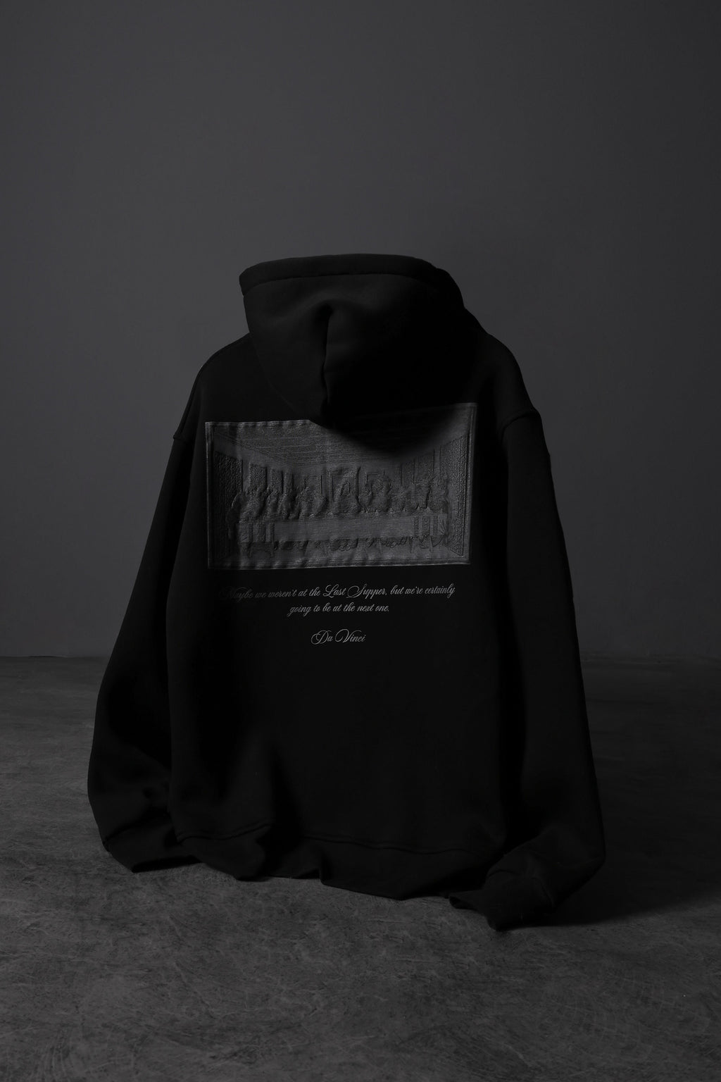 Da Vinci Oversized Hooded Sweatshirt