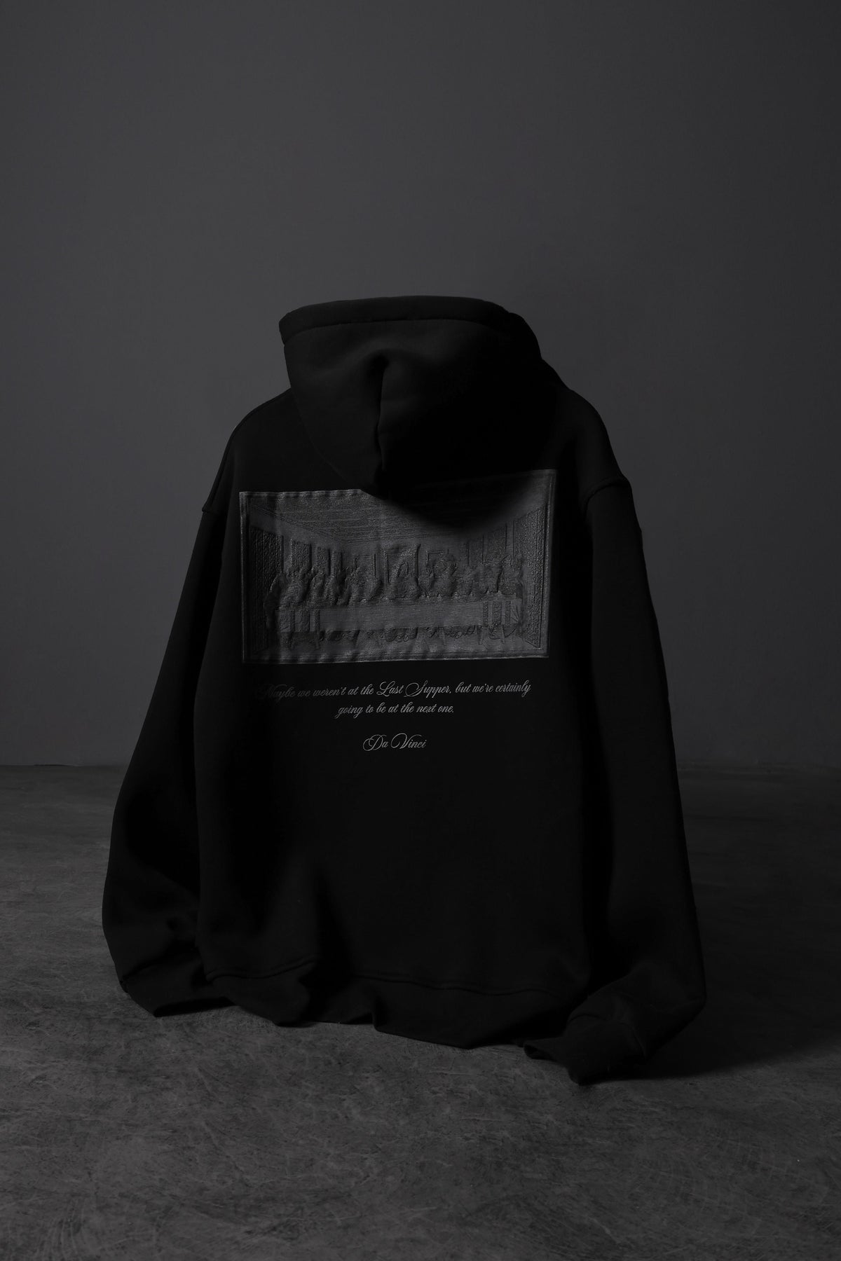 Da Vinci Oversized Hooded Sweatshirt