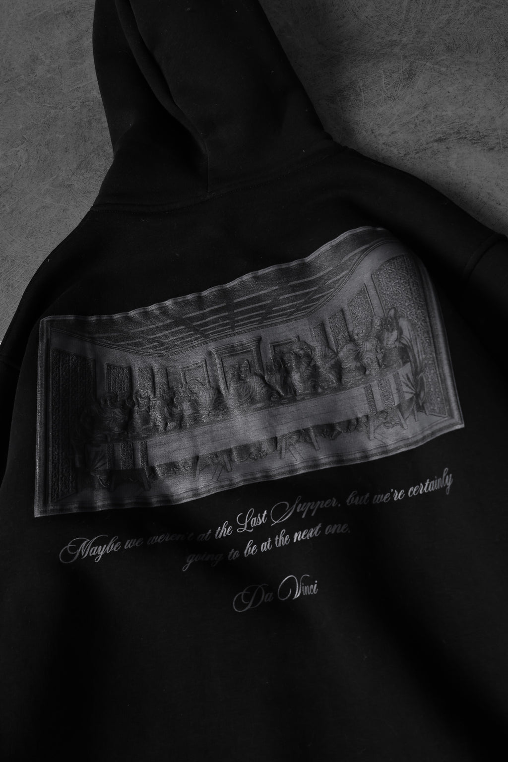 Da Vinci Oversized Hooded Sweatshirt