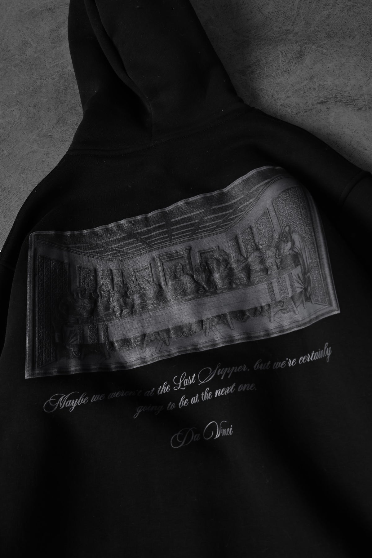 Da Vinci Oversized Hooded Sweatshirt