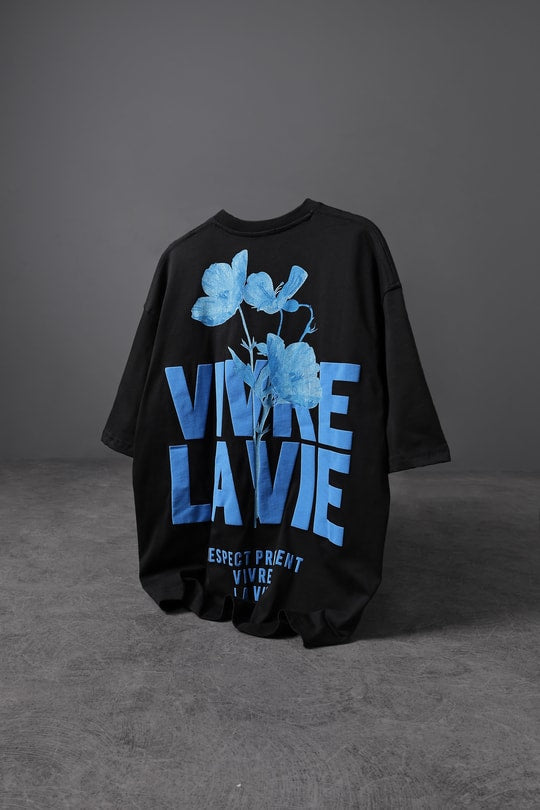 Vivre La Vie Oversized Tee