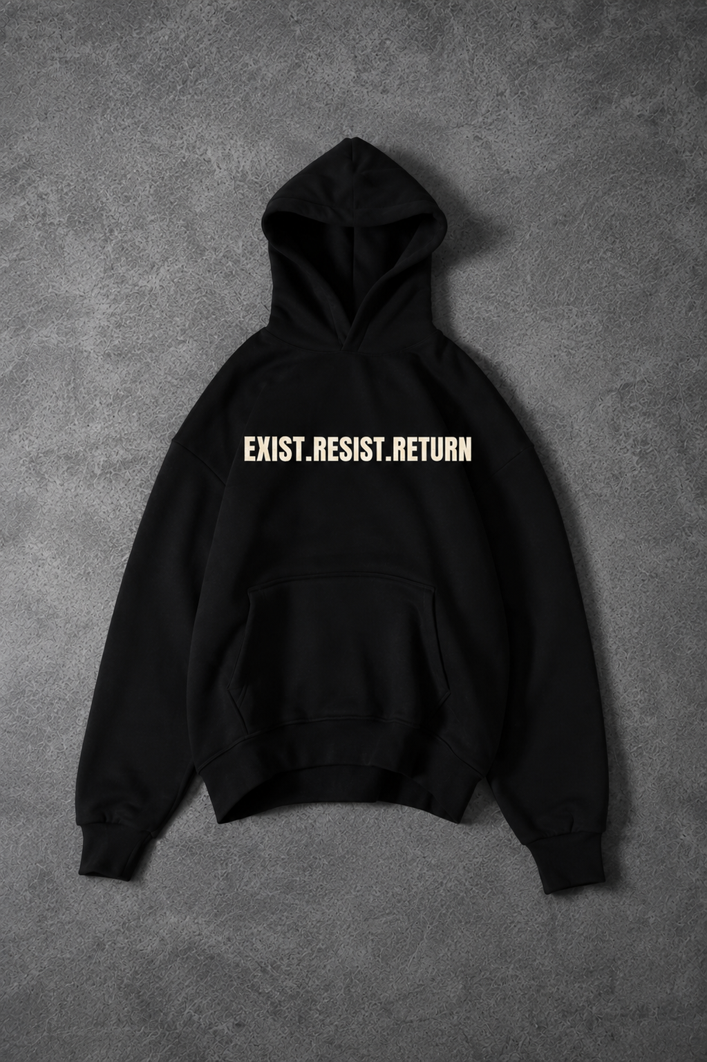 Exist Resist Return Oversized Hooded Sweatshirt