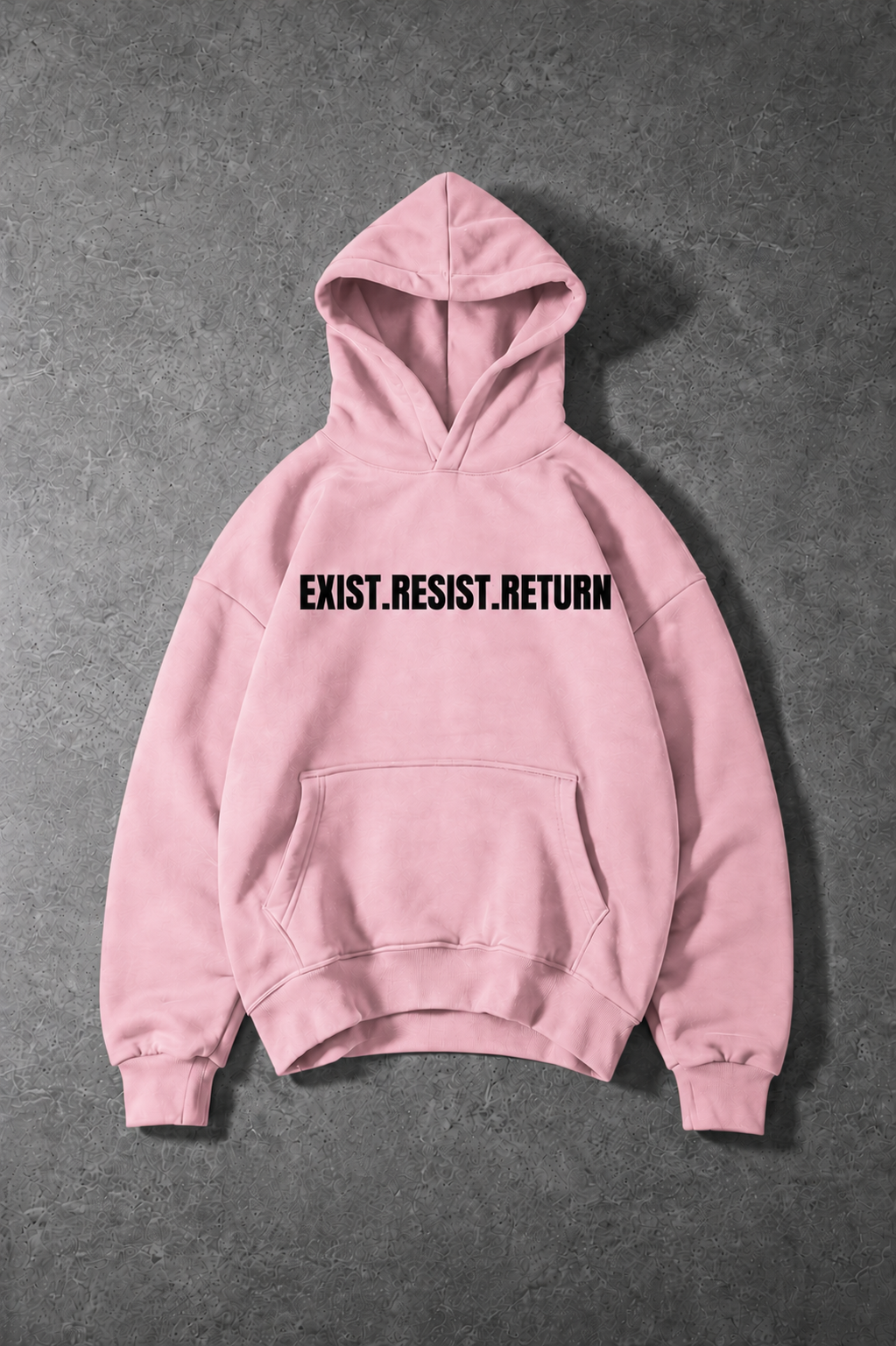 Exist Resist Return Oversized Hooded Sweatshirt