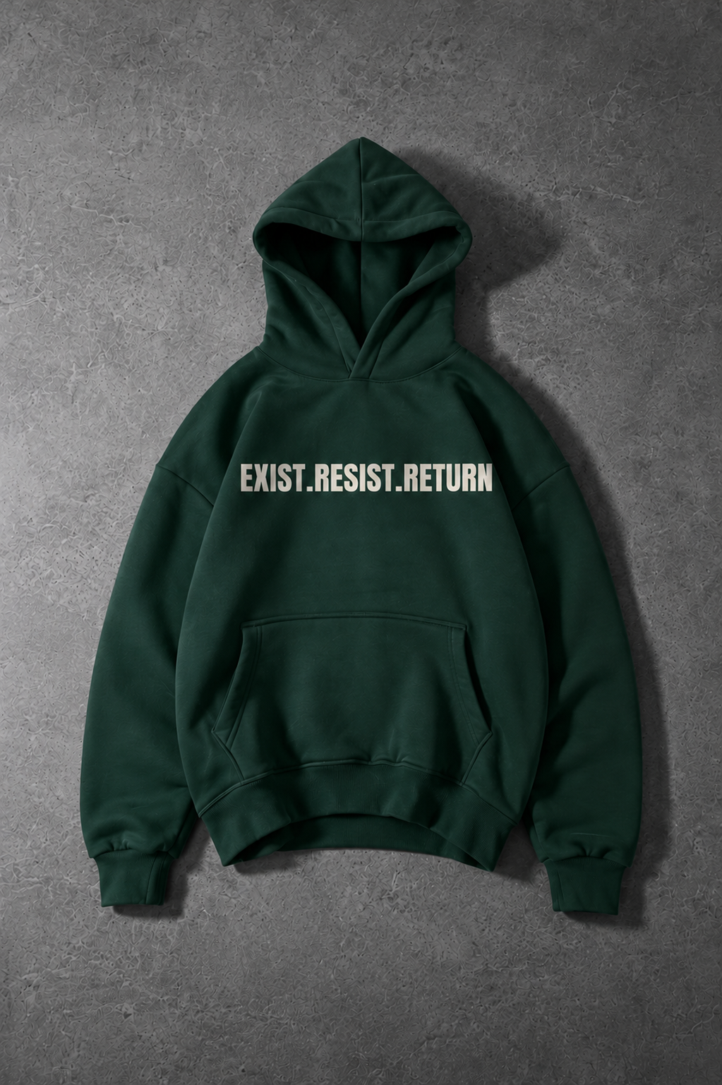 Exist Resist Return Oversized Hooded Sweatshirt