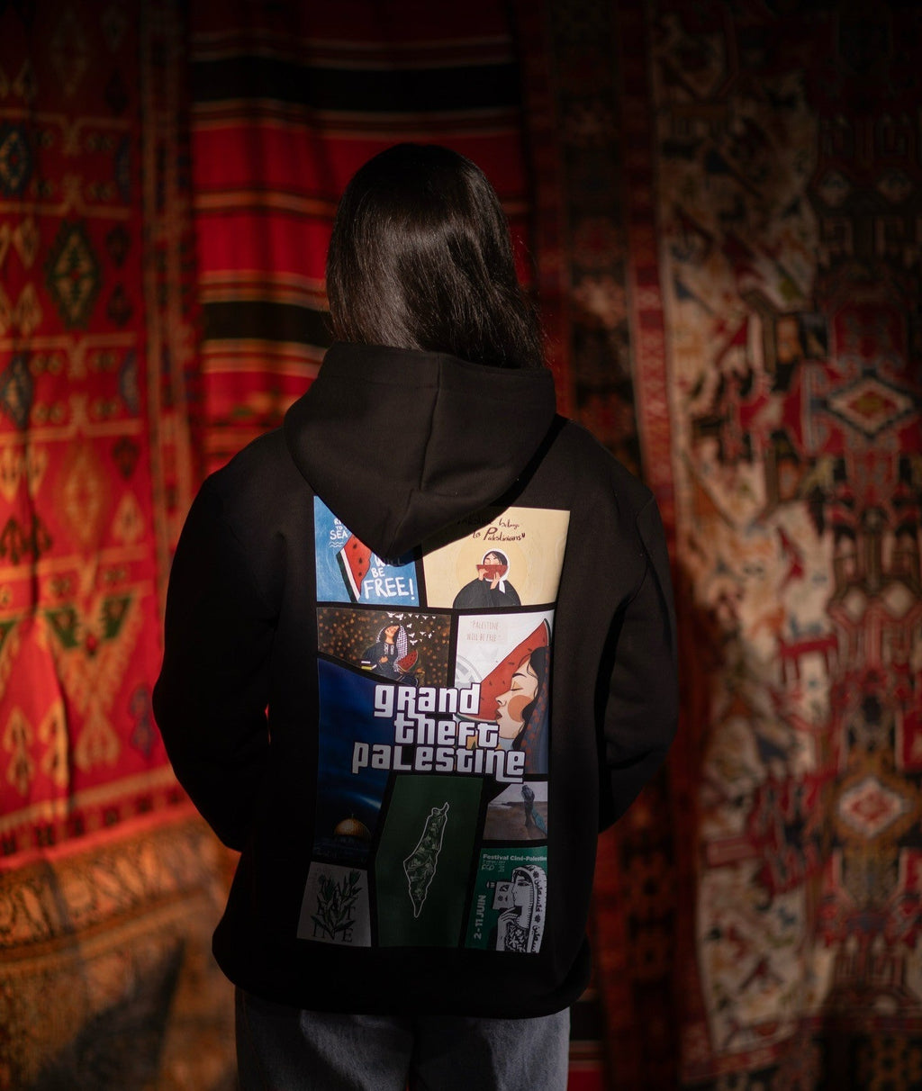 Grand Theft Freedom Oversized Hooded Sweatshirt