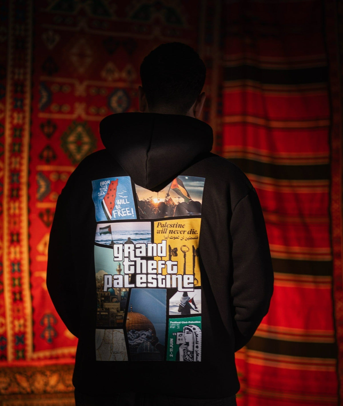 Grand Theft Freedom Oversized Hooded Sweatshirt