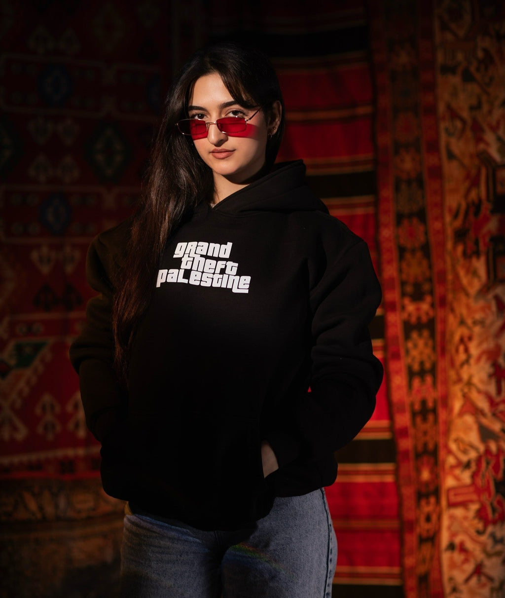 Grand Theft Freedom Oversized Hooded Sweatshirt