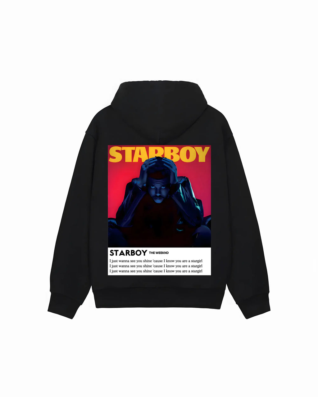 Star Oversized Hooded Sweatshirt